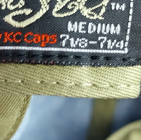 Vtg Denim Paperboy Hat By  Head Shots Medium 7 1/8 - 7 1/4 Kmart New Old Stock - Picture 7 of 9